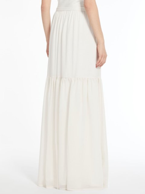 Белая юбка MAX MARA из шерсти: фото 2 - Invogue