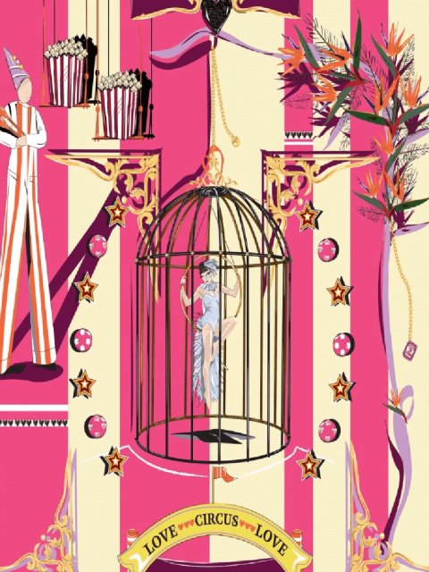 Розовый платок MARELLA: фото 1 - Invogue