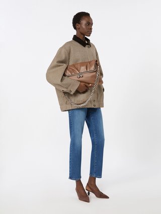 Коричневая сумка Pasticcino Weekend Max Mara из кожи: фото 1 - Invogue
