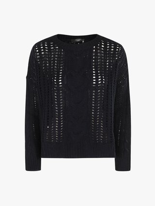 Темно-синий свитер WEEKEND MAX MARA из шерсти: фото - Invogue