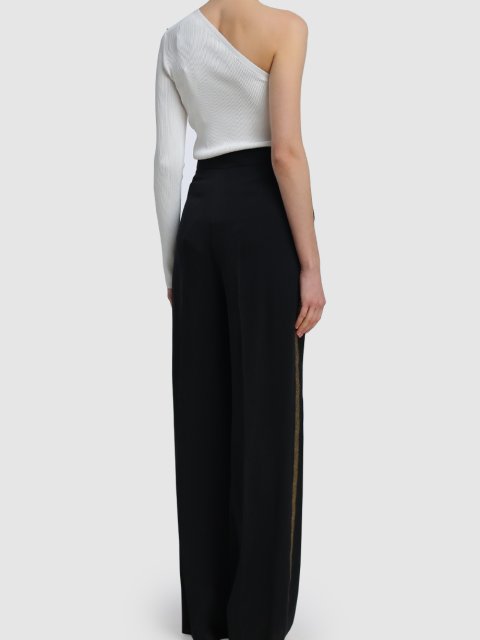 Чёрные брюки MAX MARA: фото 2 - Invogue