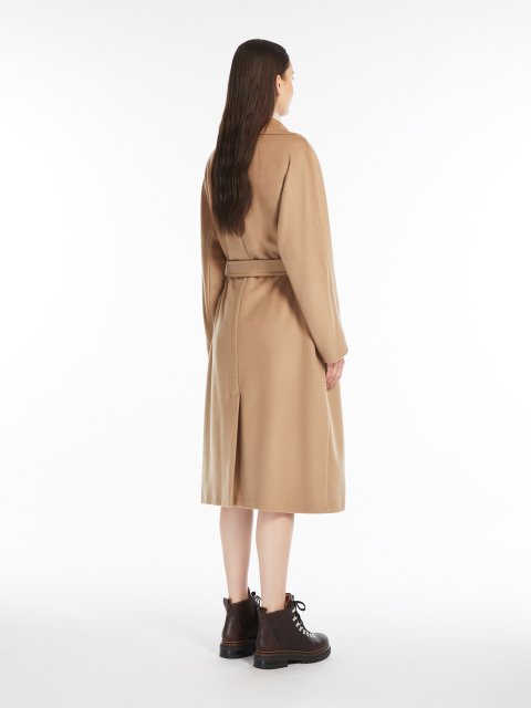 Темно-бежеве пальто WEEKEND MAX MARA з вовни: фото 2 - Invogue