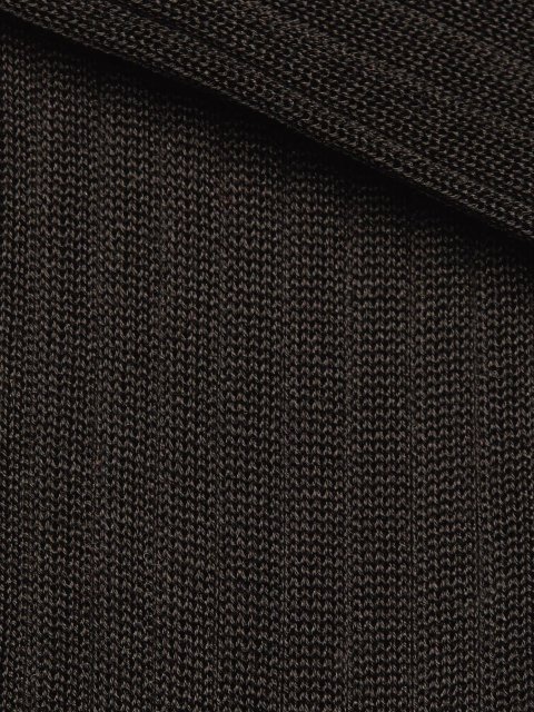 Чорні шкарпетки Zegna з хлопкового джерсі: фото 2 - Invogue