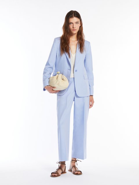 Блакитний жакет Weekend Max Mara з льону: фото 1 - Invogue