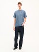 Серая футболка Kenzo из хлопка с вышитым логотипом: фото 1 - Invogue