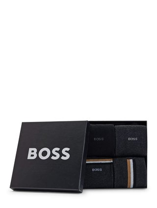 Чёрные носки BOSS: фото 2 - Invogue