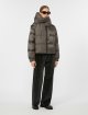 Сірий пуховик MAX MARA стьобаний: фото 1 - Invogue