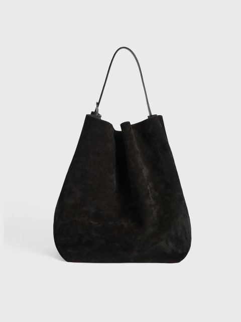 Коричневая сумка TOTEME из кожи: фото - Invogue