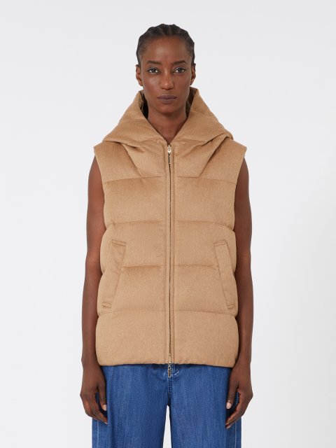 Бежевий жилет MAX MARA з вовни: фото 2 - Invogue