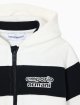 Біло-сині кофта, штани EMPORIO ARMANI KIDS з бавовни: фото 3 - Invogue