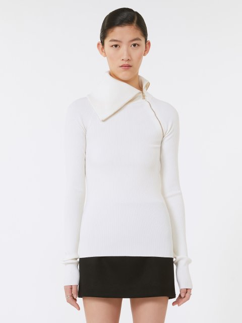 Білий светр SPORTMAX з вовни: фото 2 - Invogue