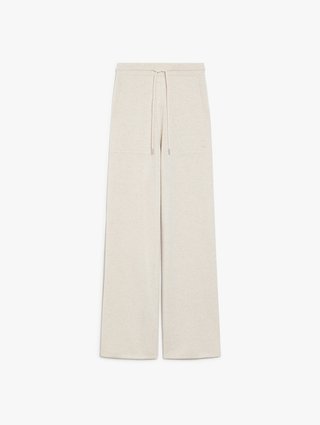 Бежеві штани Max Mara з вовни та кашеміру: фото - Invogue