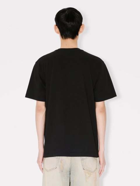 Черная футболка Kenzo прямого кроя: фото 3 - Invogue