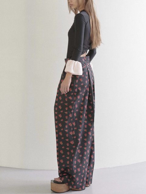 Чорні брюки PUSHBUTTON : фото 4 - Invogue