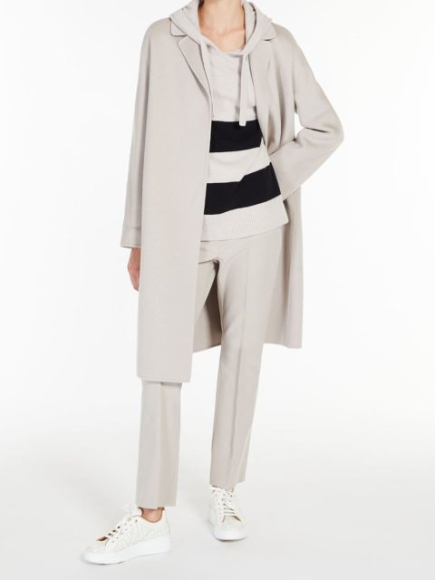 Бежеві брюки MAX MARA : фото 3 - Invogue