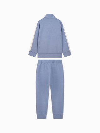 Голубой костюм Emporio Armani из хлопка и полиэстера: фото 2 - Invogue