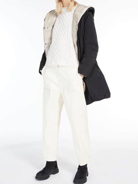 Чорне пальто WEEKEND MAX MARA : фото 4 - Invogue