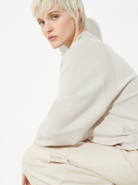 Кремовий светр MAX&CO з вовни та кашеміру: фото 4 - Invogue