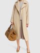 Бежевая сумка MAX MARA: фото 1 - Invogue