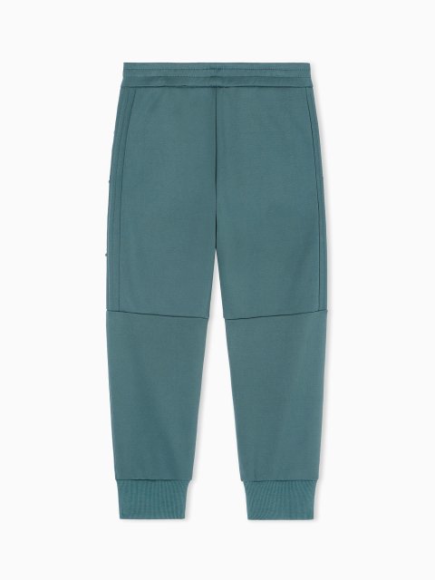 Изумрудная кофта, брюки EMPORIO ARMANI KIDS из хлопка: фото 3 - Invogue