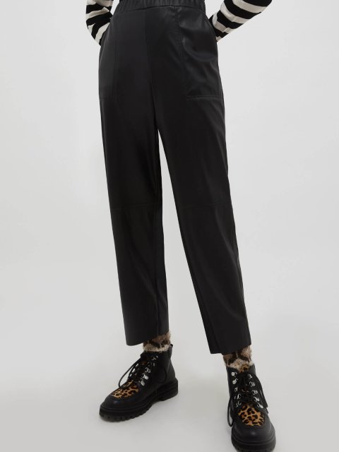 Чёрные брюки MAX&CO: фото 1 - Invogue