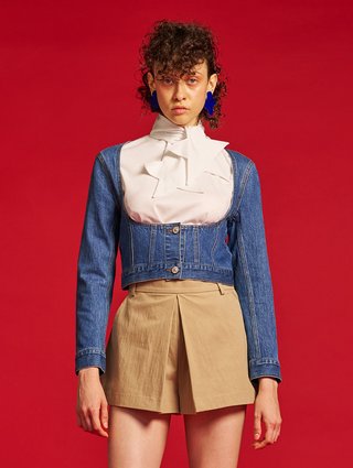 Белая футболка Pushbutton из хлопка: фото 1 - Invogue