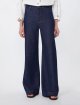 Темно-сині джинси Weekend Max Mara з бавовни та льону: фото 2 - Invogue