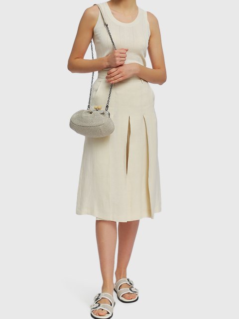 Кремовый топ WEEKEND MAX MARA: фото 1 - Invogue