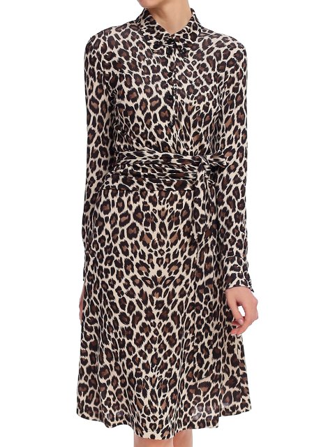 Коричневое платье MARC CAIN: фото 6 - Invogue