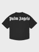 Чорна футболка з логотипом Palm Angels з бавовни: фото 1 - Invogue