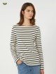 Молочный топ WEEKEND MAX MARA в полоску: фото 4 - Invogue