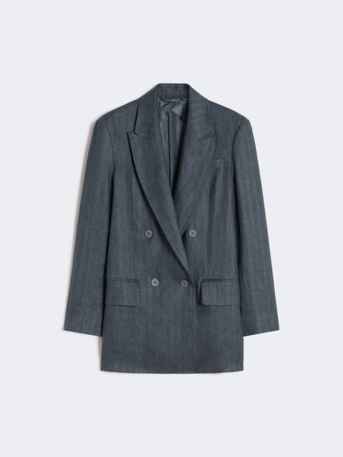Сірий жакет Max Mara з льону: фото - Invogue