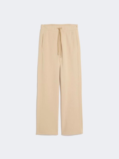 Бежеві штани WEEKEND MAX MARA з суміші бавовни: фото - Invogue