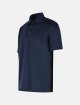 Синє поло з вишивкою Zegna з бавовни: фото 1 - Invogue