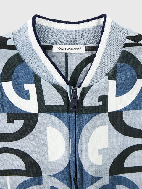 Голубая кофта DOLCE&GABBANA KIDS: фото 2 - Invogue