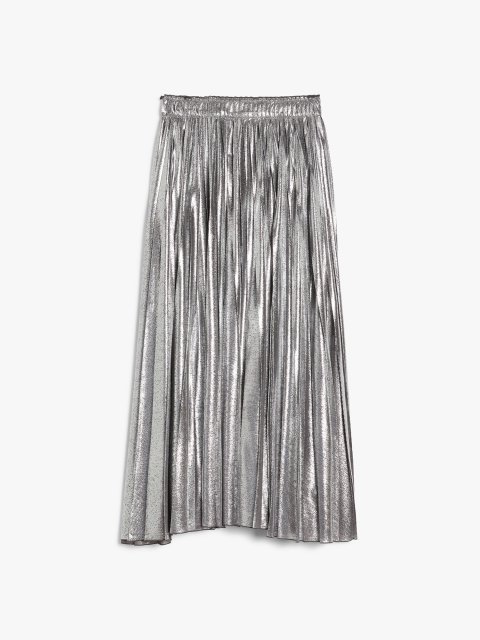 Срібляста спідниця WEEKEND MAX MARA довга: фото - Invogue