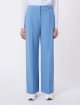 Блакитні брюки WEEKEND MAX MARA з чистої вовни: фото 2 - Invogue