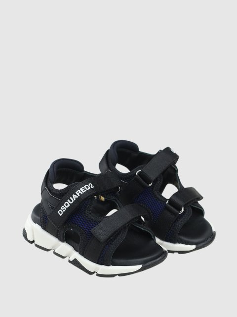Чорні босоніжки DSQUARED KID : фото 1 - Invogue