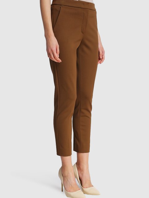 Коричневые брюки MAX MARA: фото - Invogue