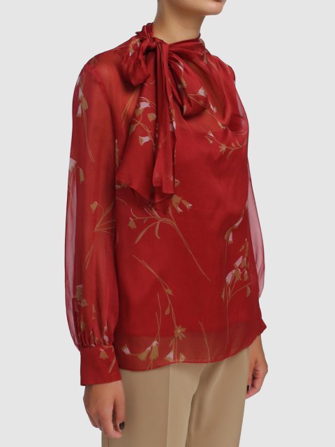Червона блуза MAX MARA : фото 2 - Invogue