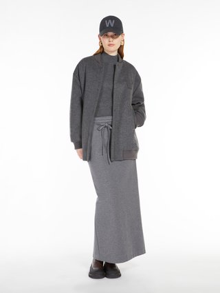 Серая юбка WEEKEND MAX MARA прямого кроя: фото 3 - Invogue