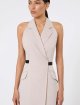 Бежева сукня Max Mara з суміші бавовни та вовни: фото 4 - Invogue