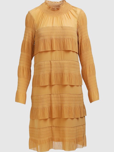 Коричневое платье BY MALENE BIRGER: фото - Invogue