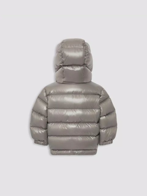 Сіра куртка Moncler з капюшоном: фото 1 - Invogue