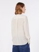 Кремова сорочка в смужку Max Mara з шовку: фото 3 - Invogue