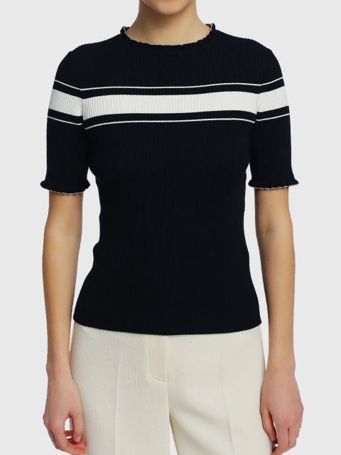 Тёмно-синий свитер MARELLA: фото 3 - Invogue