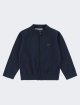 Темно-синя кофта EMPORIO ARMANI KIDS з бавовни та вовни: фото - Invogue