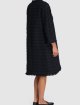 Темно-синее пальто MAX MARA из комбинированных материалов: фото 2 - Invogue