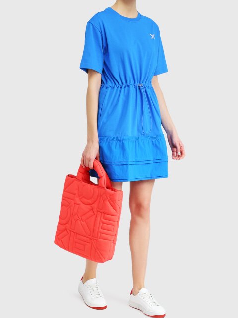 Бирюзовое платье KENZO: фото 1 - Invogue