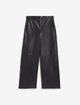 Чорні брюки Max Mara зі штучної шкіри: фото - Invogue